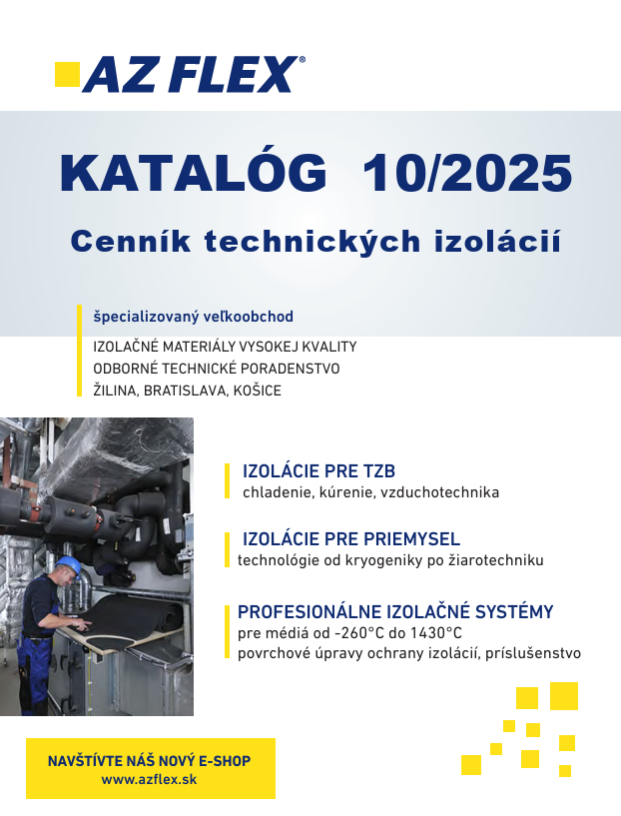Cenník technických izolácií AZFLEX